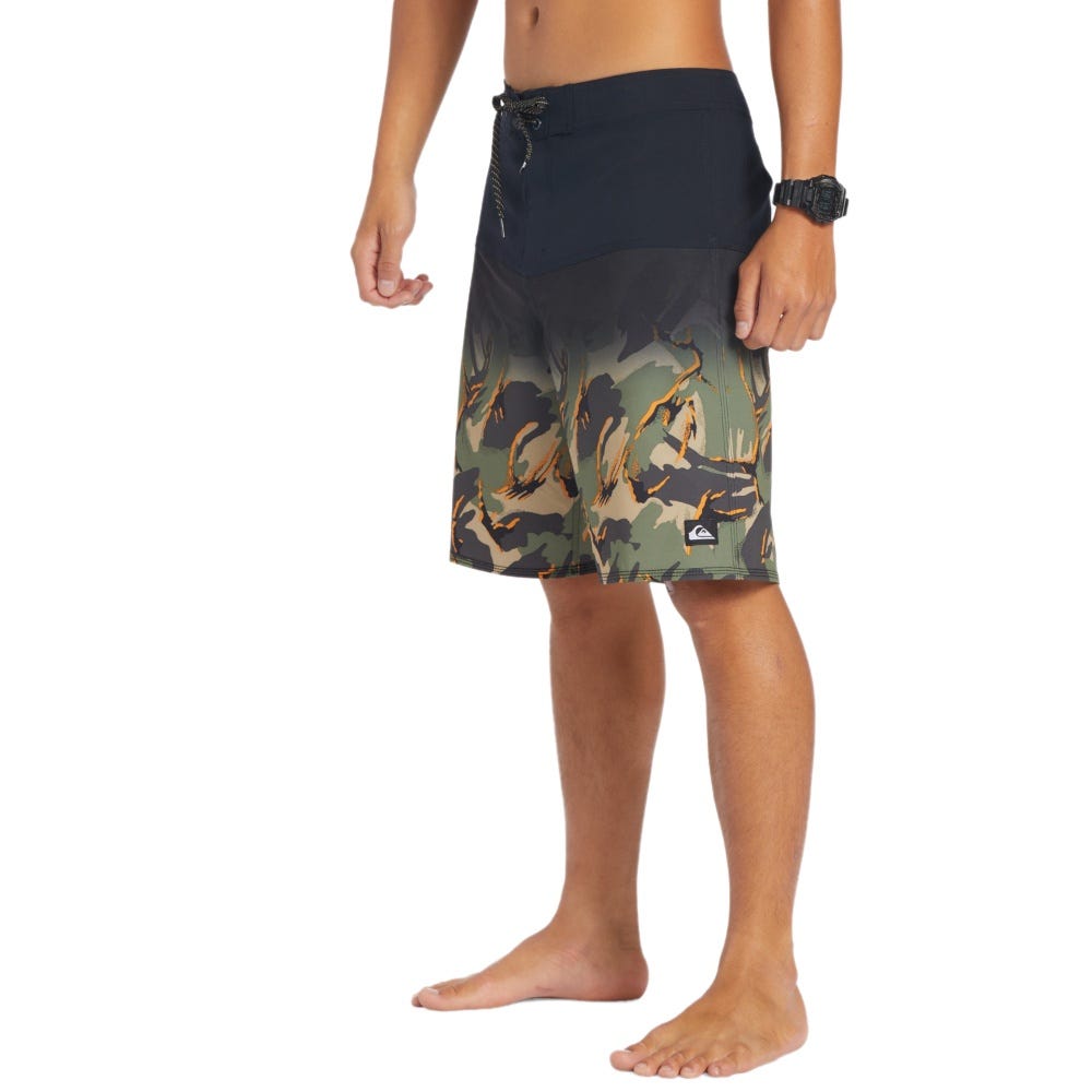 Mens Surfsilk Panel 20" Boardshorts In Black