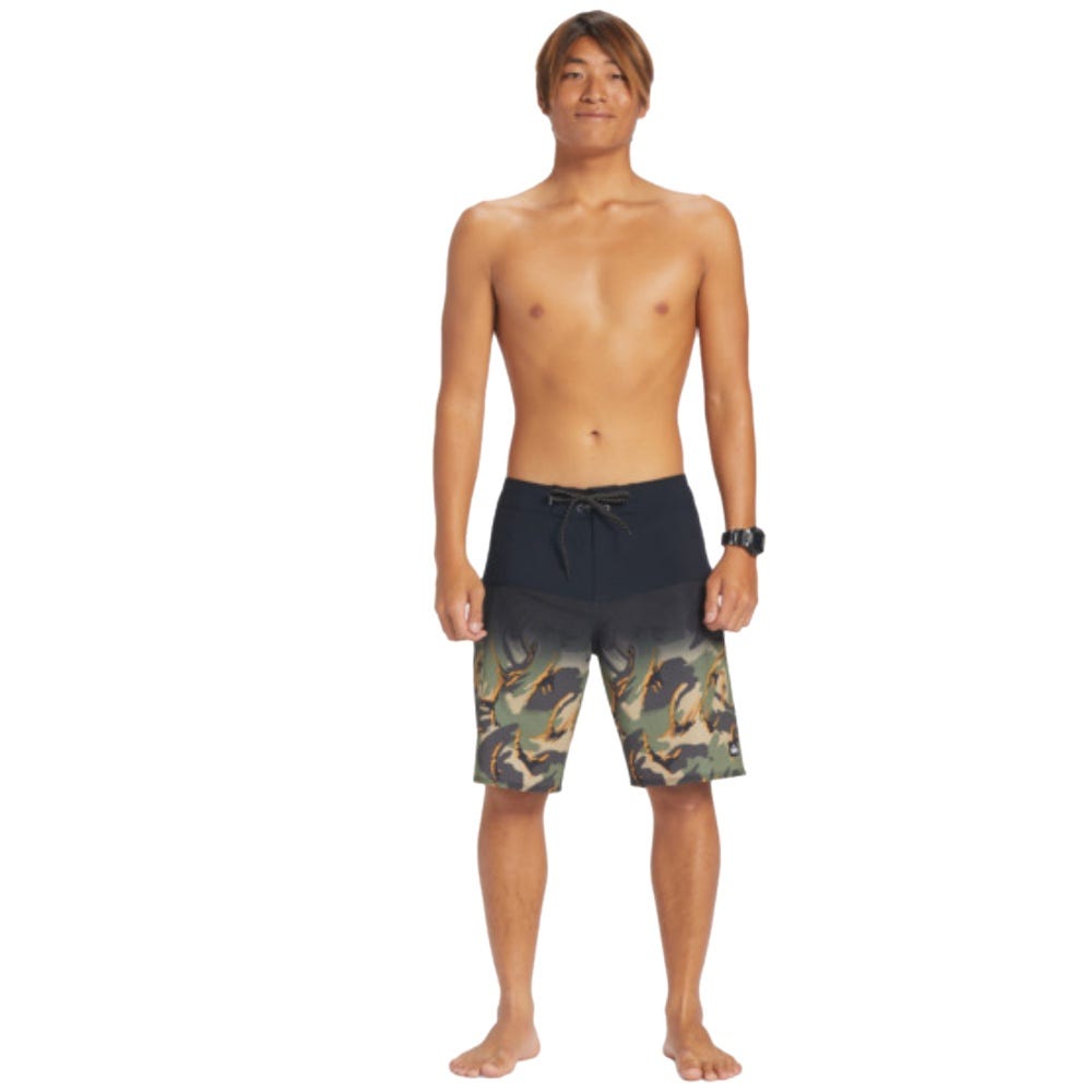 Mens Surfsilk Panel 20" Boardshorts In Black