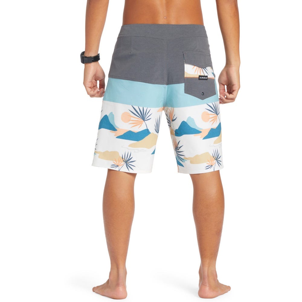 Mens Surfsilk Panel 20" Boardshorts In Iron Gate