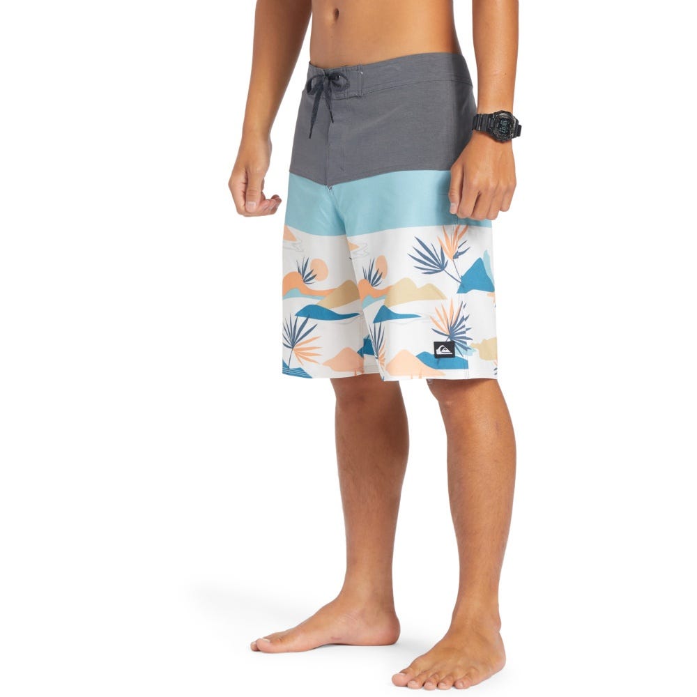 Mens Surfsilk Panel 20" Boardshorts In Iron Gate
