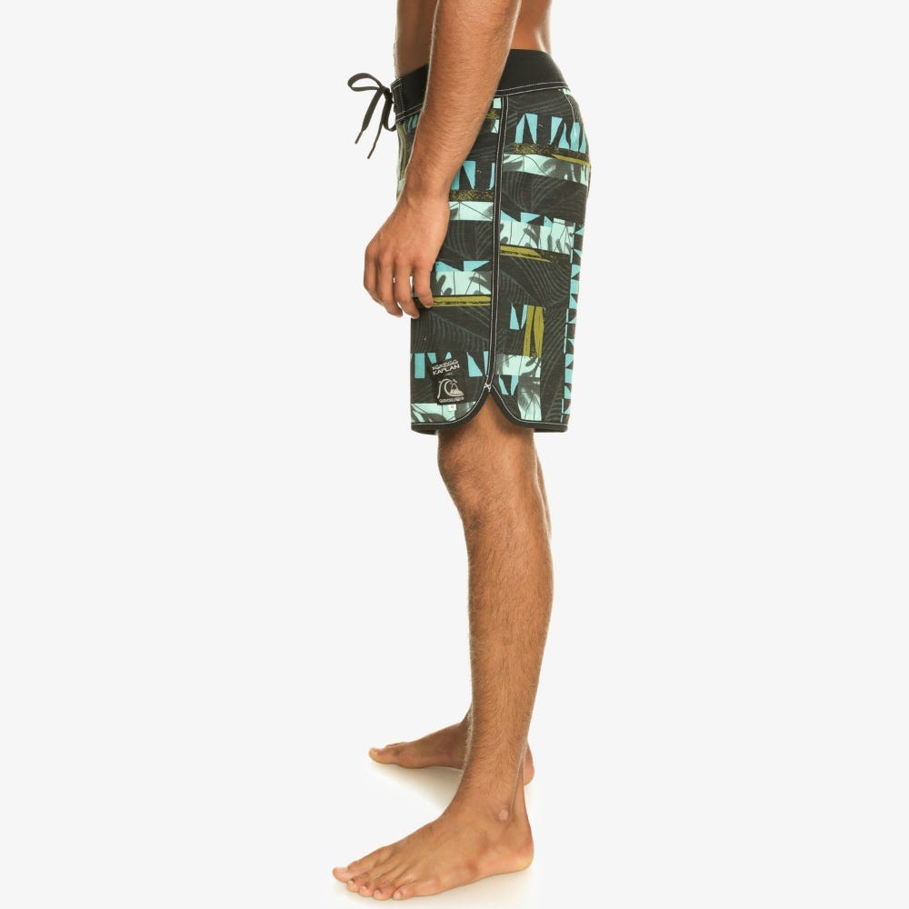Mens Gregg Kaplan Blank Canvas Scallop 18" Boardshorts