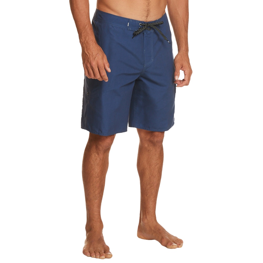 Mens Everyday Solid 20" Board Shorts In Naval Academy