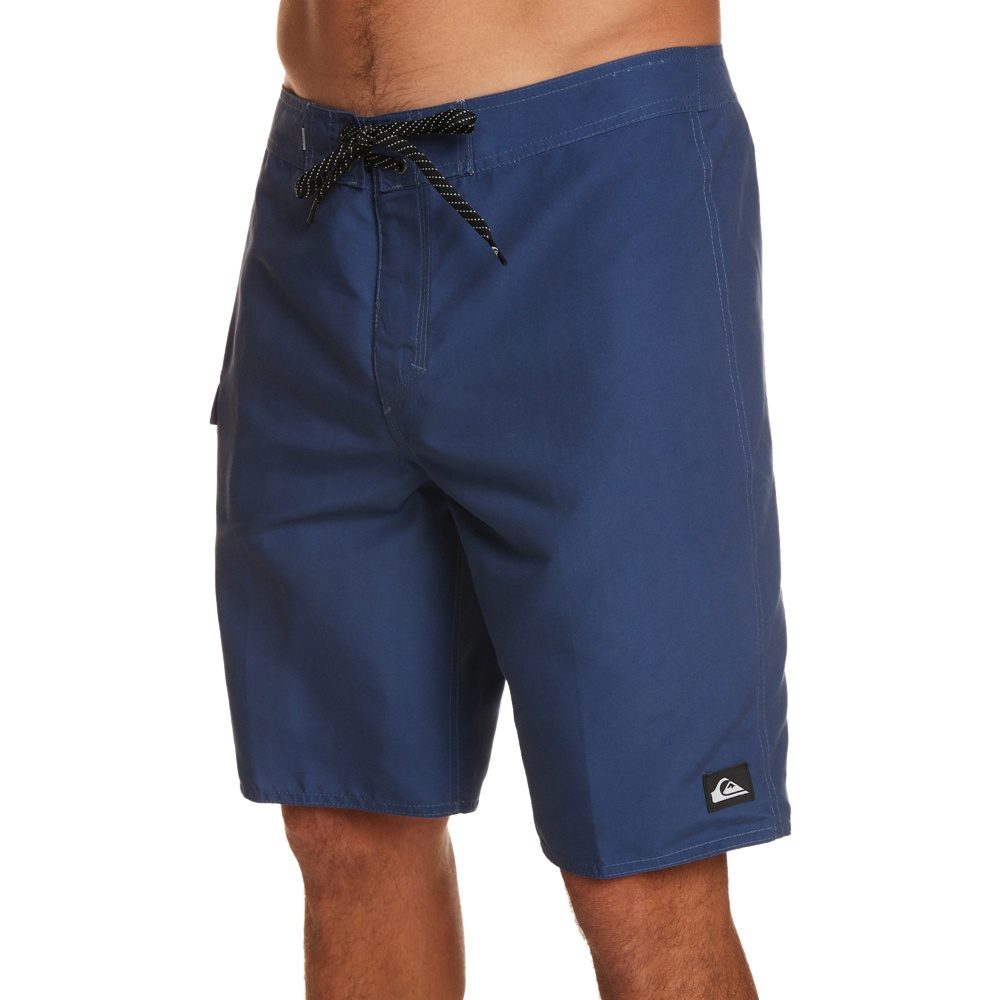 Mens Everyday Solid 20" Board Shorts In Naval Academy