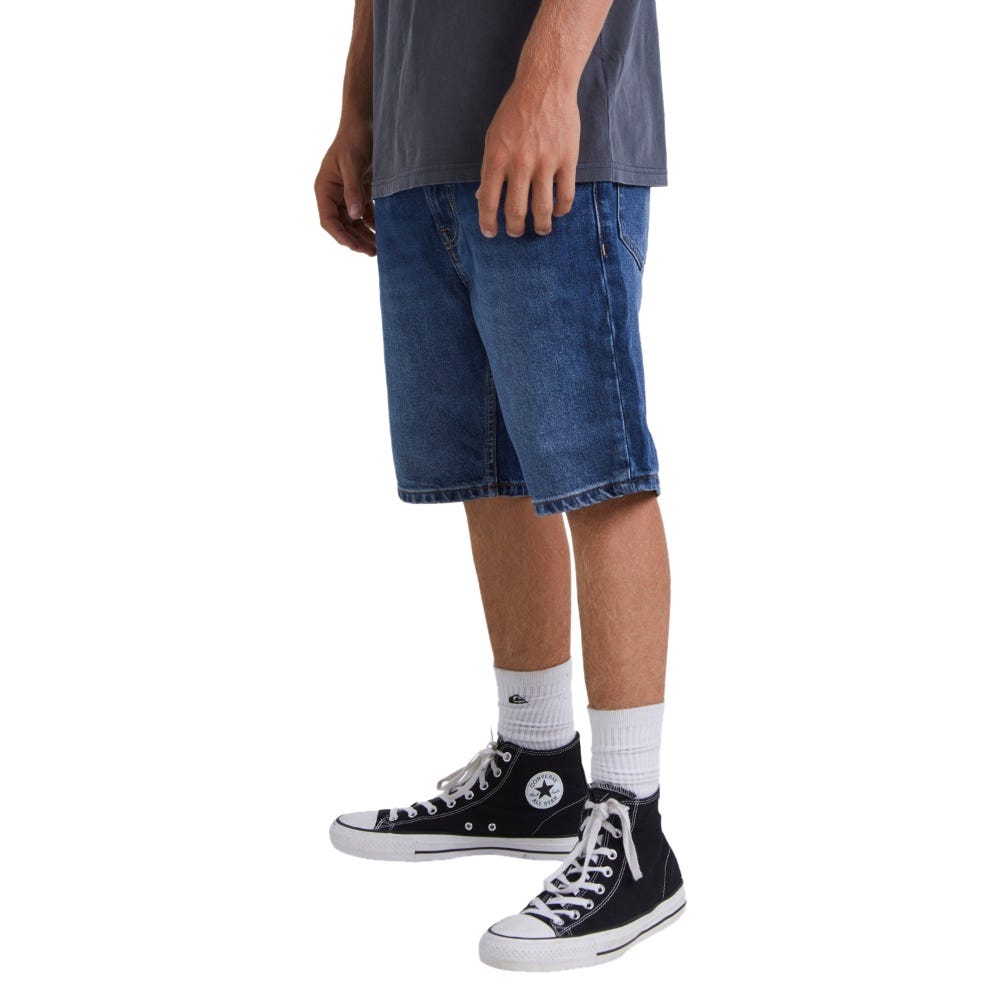 Mens Aqua Cult Denim Shorts In Aged