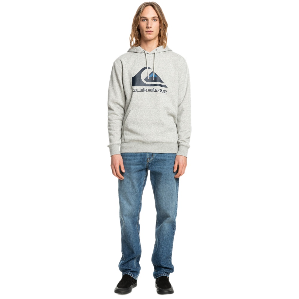 Mens Big Logo Pullover Hoodie In Athletic Heather