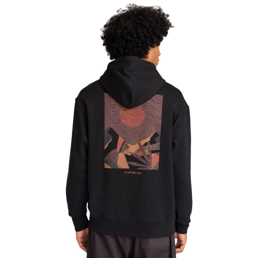 Mens Moonlit Mountain Hoodie In Phantom