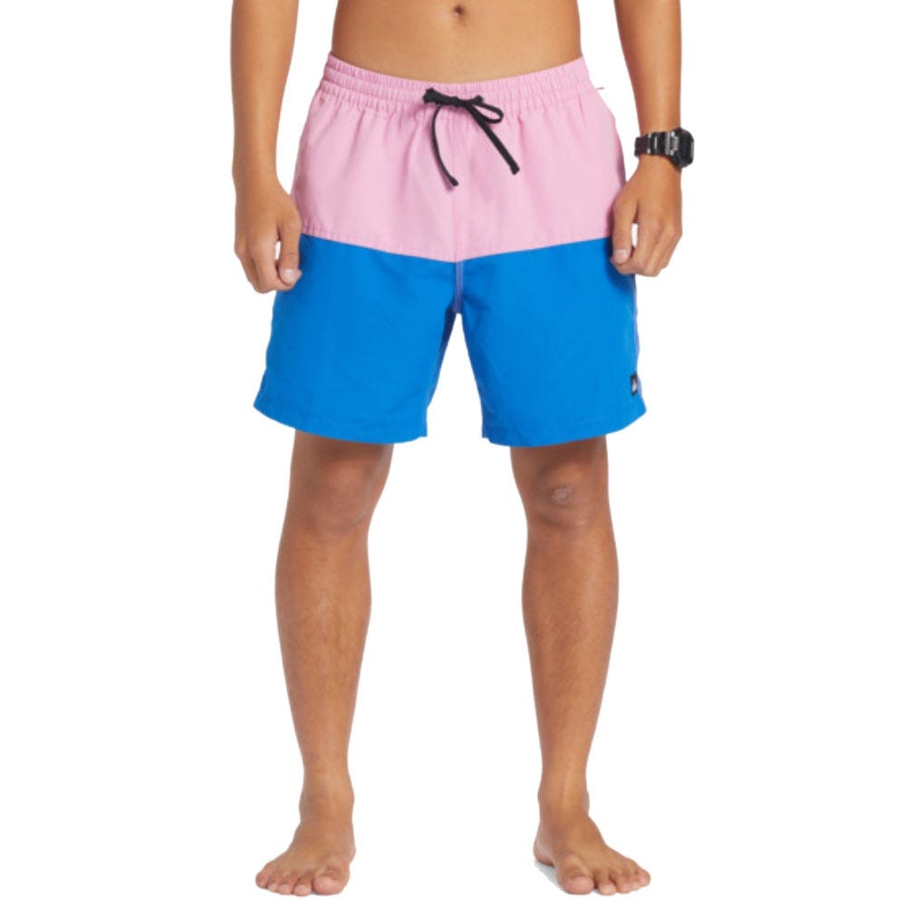 Mens Butt Logo 17" Volleys In Moonlite Mauve