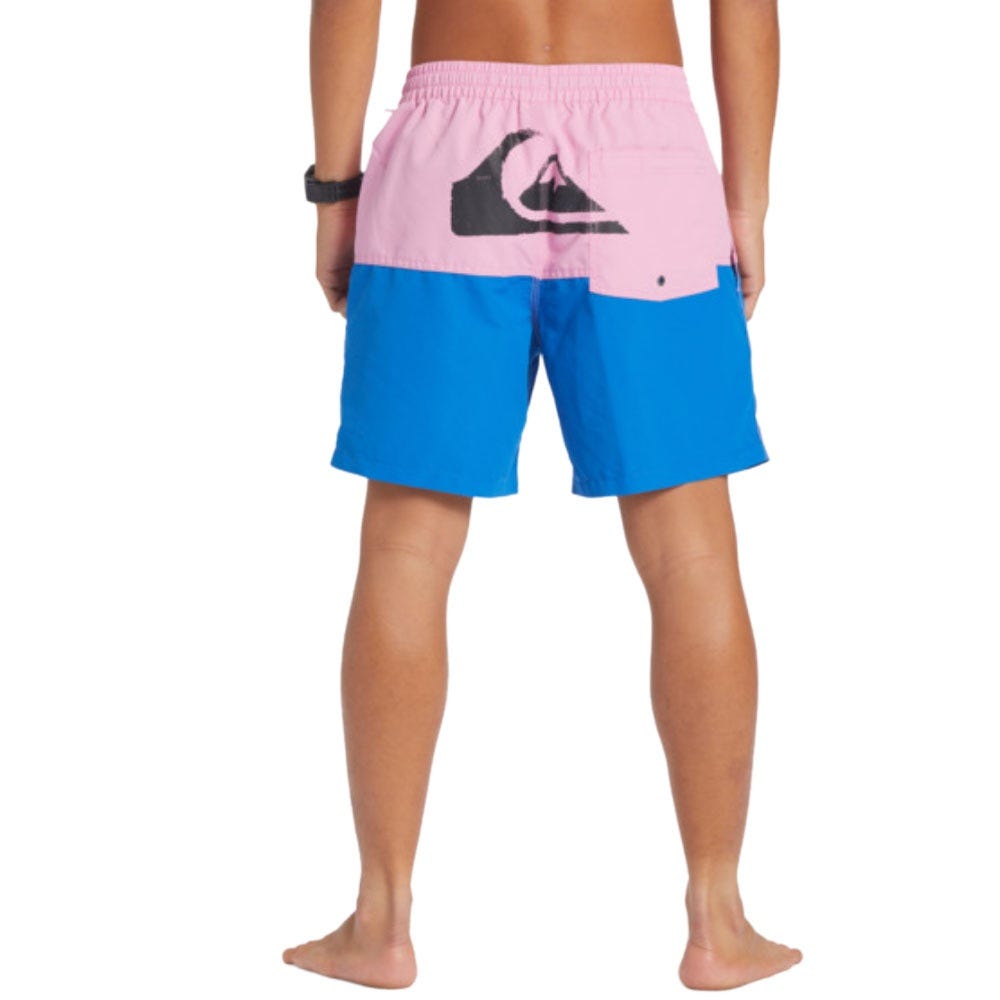 Mens Butt Logo 17" Volleys In Moonlite Mauve