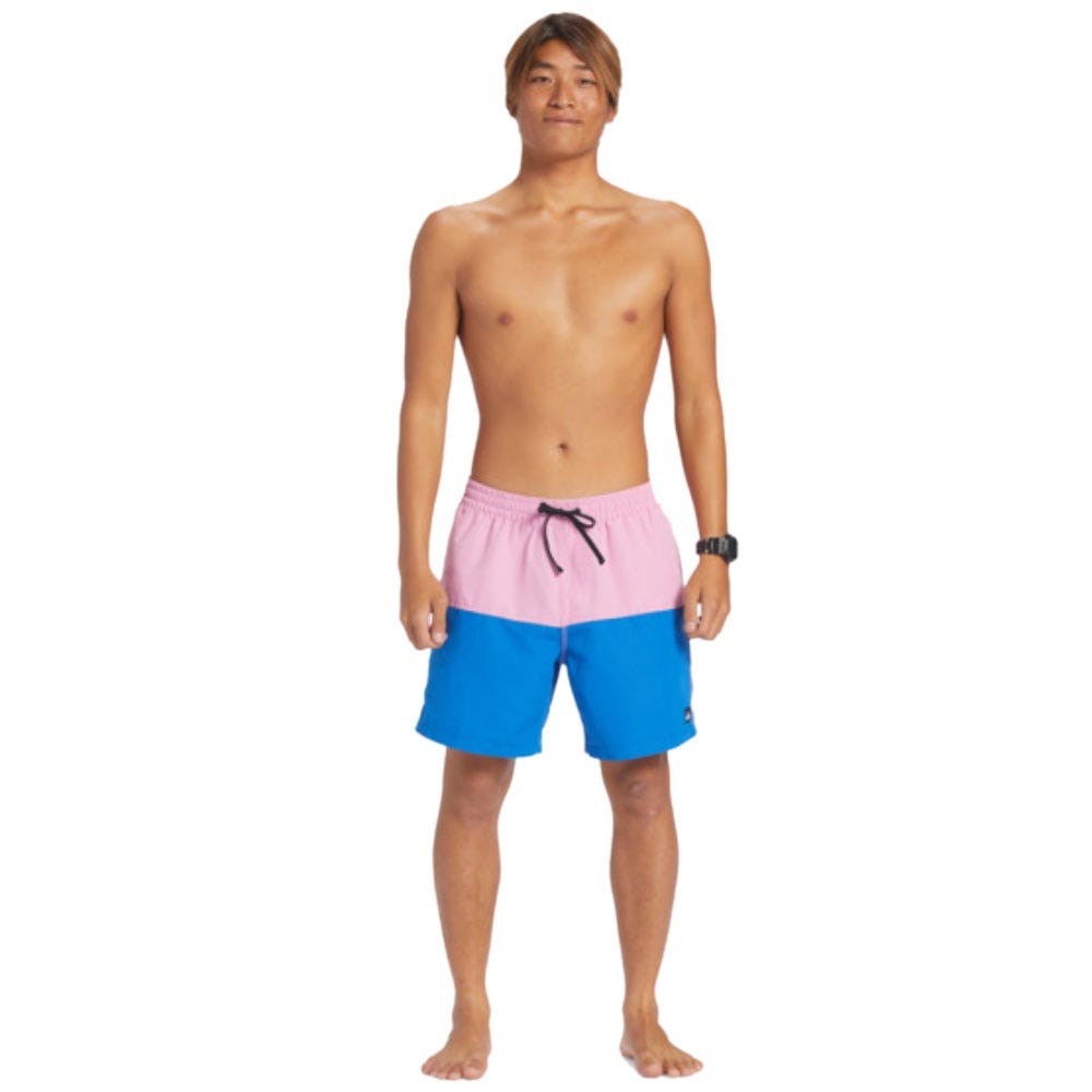 Mens Butt Logo 17" Volleys In Moonlite Mauve
