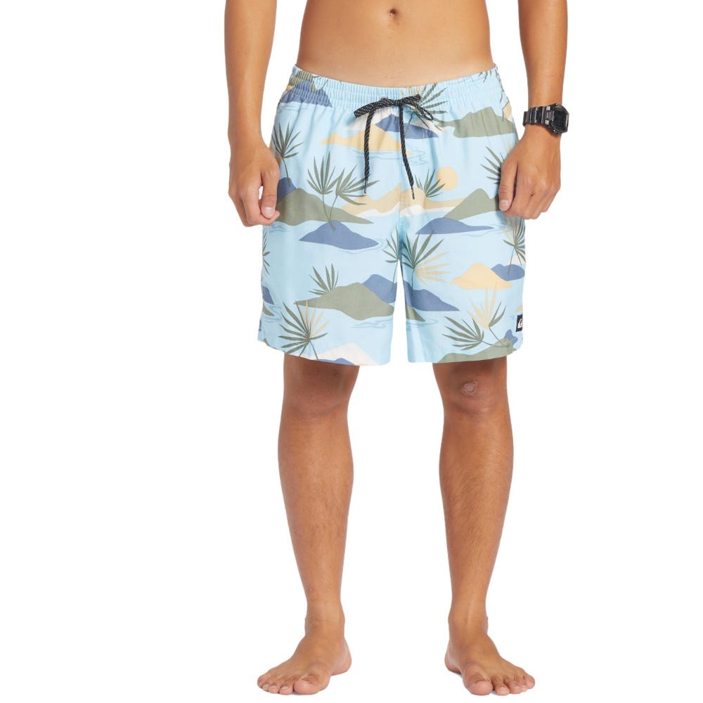 Mens Everyday Mix 17" Volleys In Sky Blue