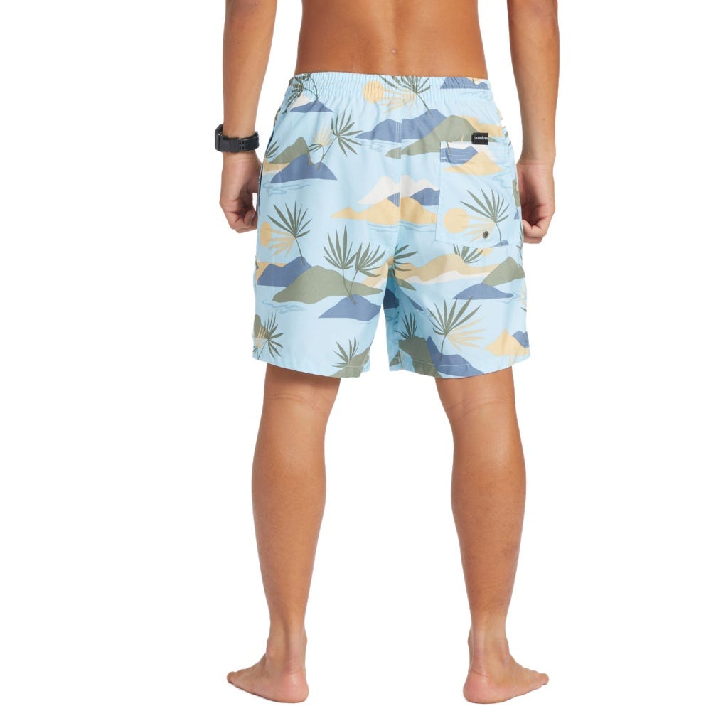 Mens Everyday Mix 17" Volleys In Sky Blue