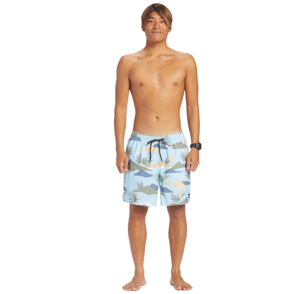 Mens Everyday Mix 17" Volleys In Sky Blue