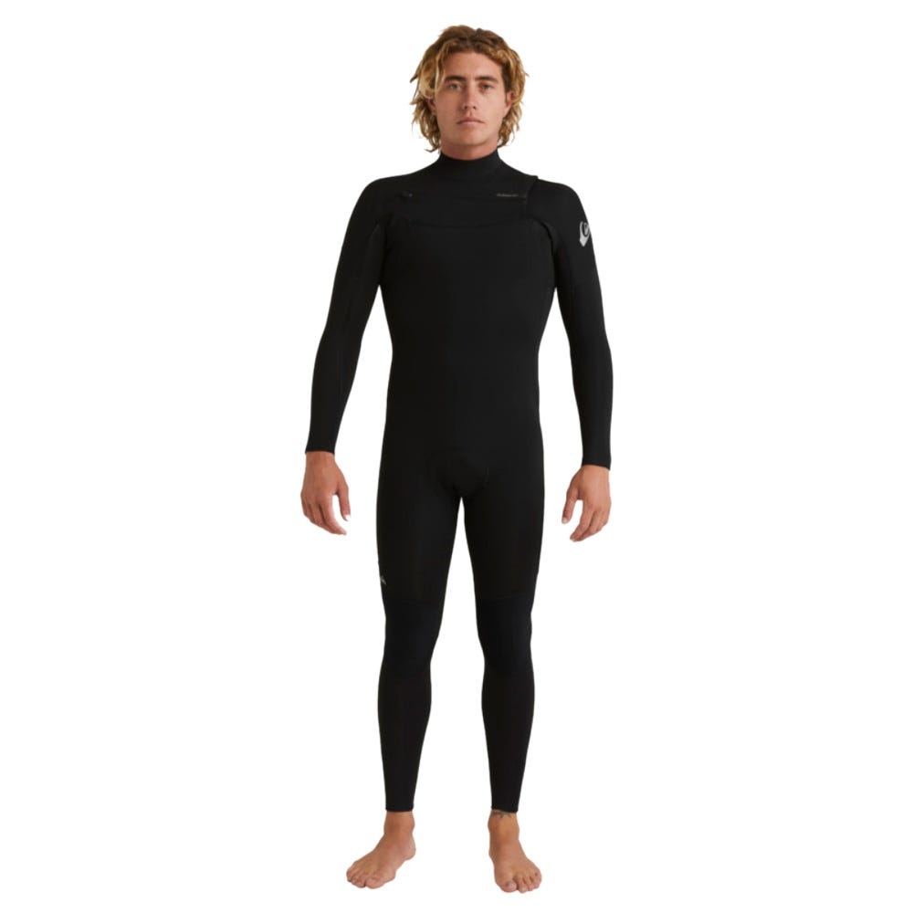 Mens Everyday Sessions Chest-Zip Wetsuit In Black