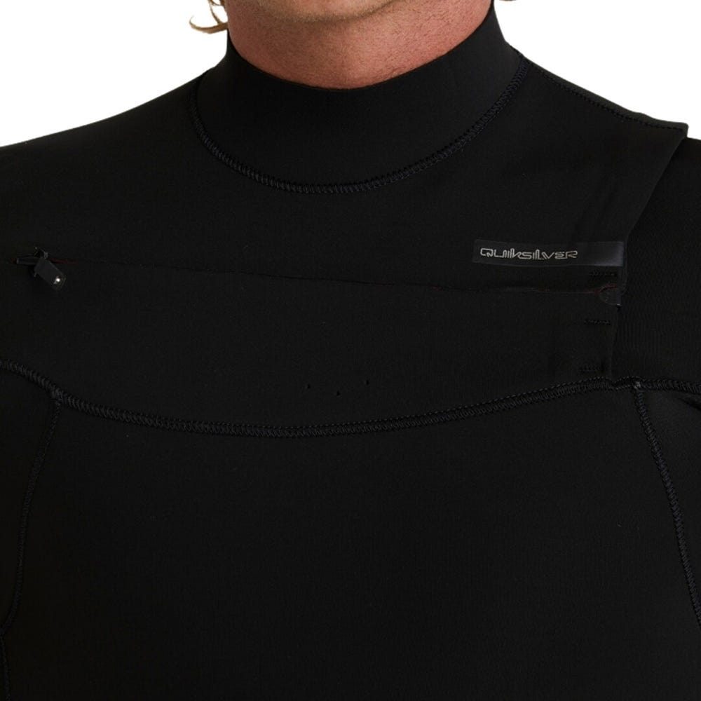 Mens Everyday Sessions Chest-Zip Wetsuit In Black