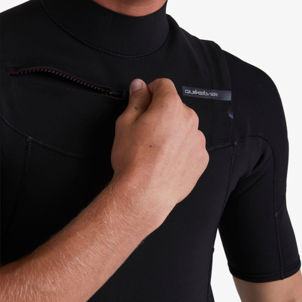 Mens 2/2mm Everyday Sessions Short Sleeve Chest Zip Springsuit