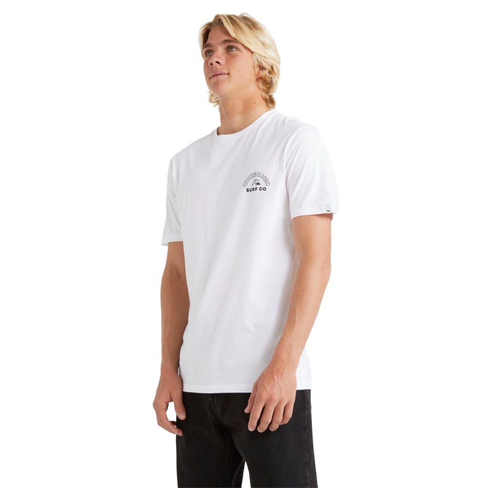 Mens Timeless Spin T-Shirt For Men In White