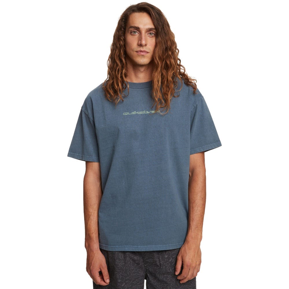Mens Saturn Tribal Times T-Shirt In Bering Sea