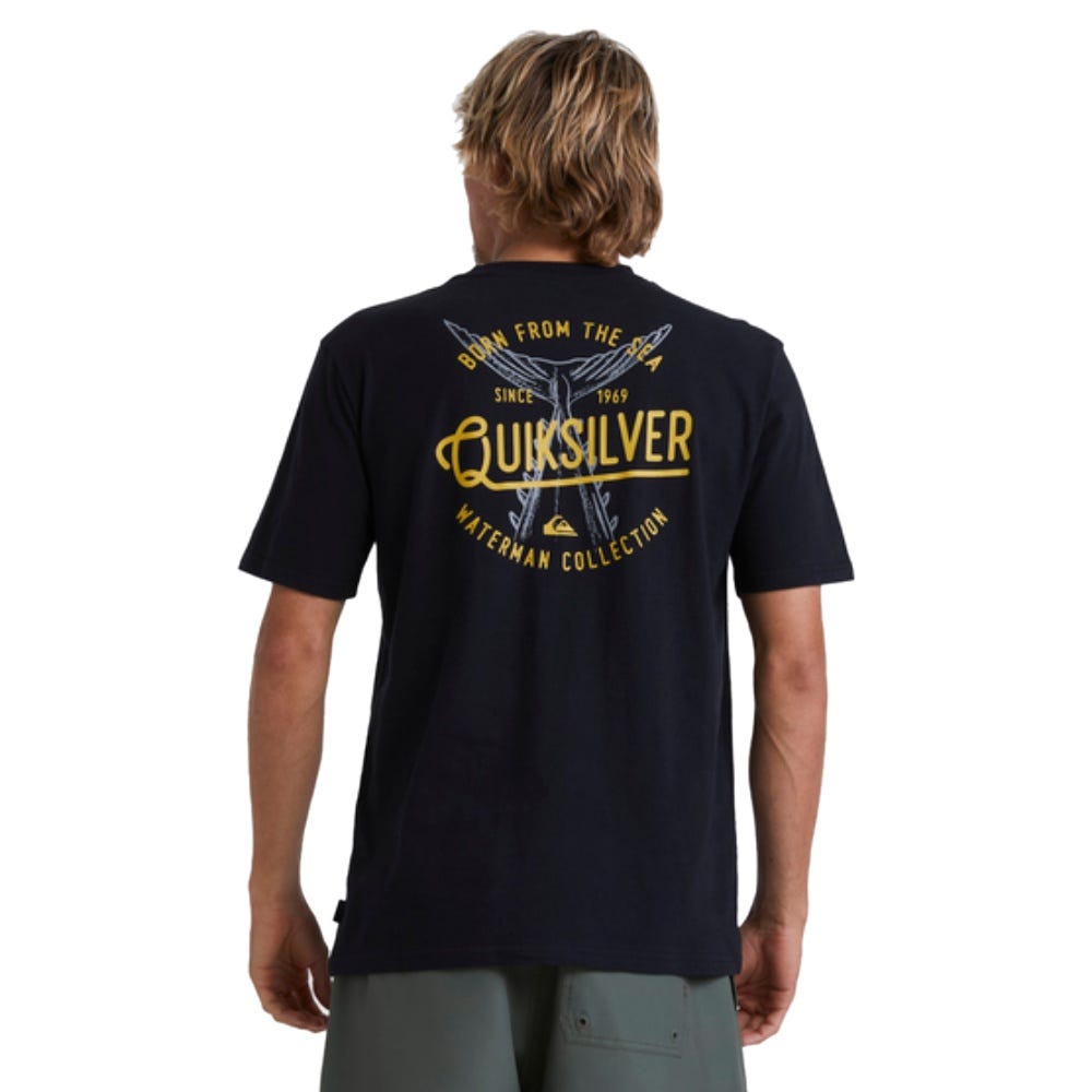 Mens Tail Up T-Shirt In Black