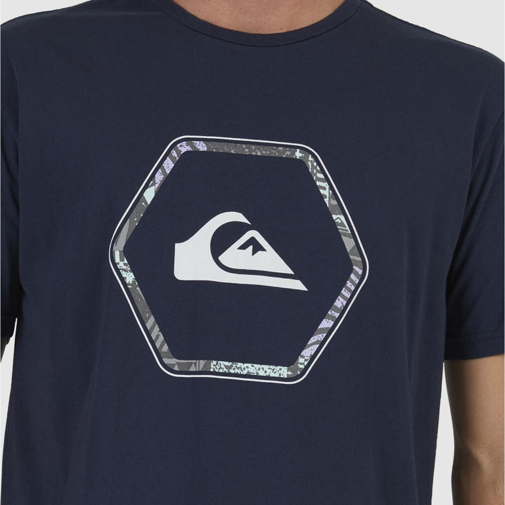 Quiksilver In Shape SS T-Shirt In Navy Blazer