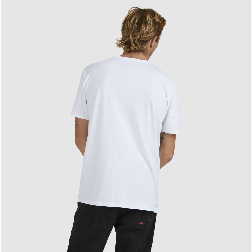 Quiksilver In Shapes Short Sleeve Tee In White