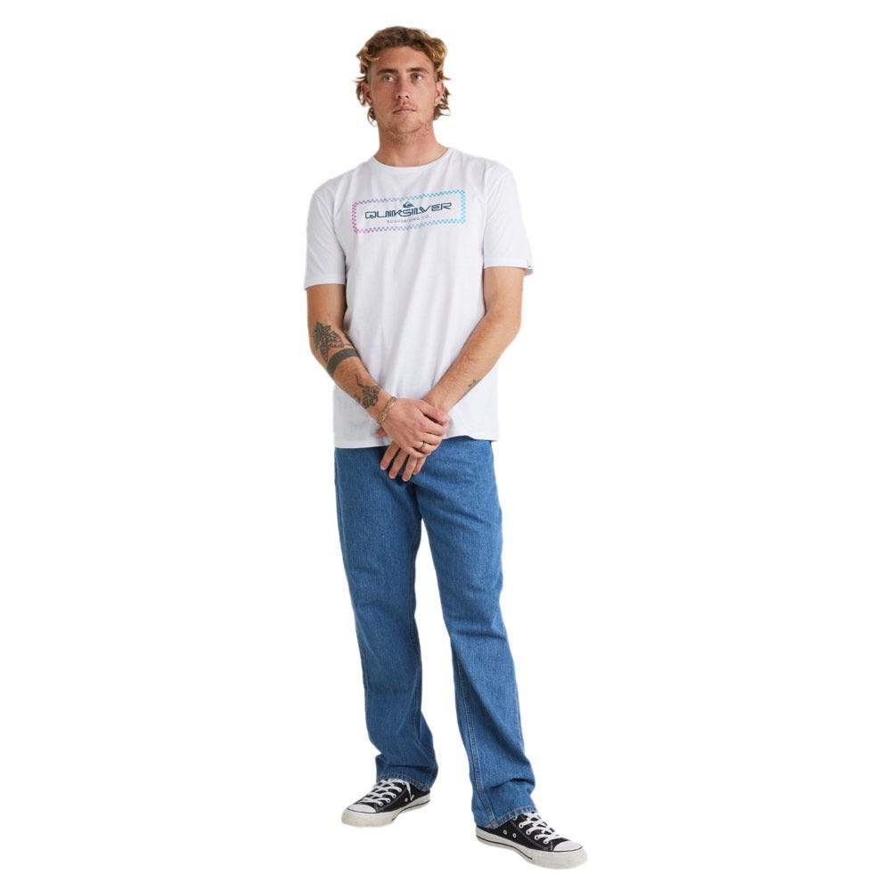 Mens Mens Rain Check T-Shirt In White