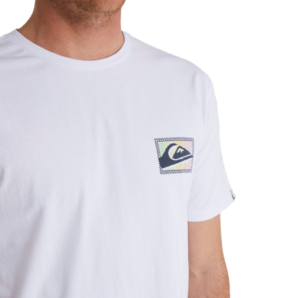 Mens Gradient Prints T-Shirt In White