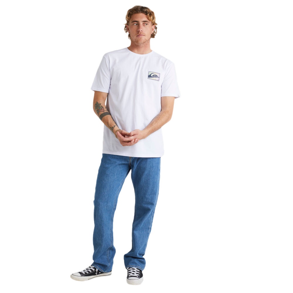 Mens Gradient Prints T-Shirt In White