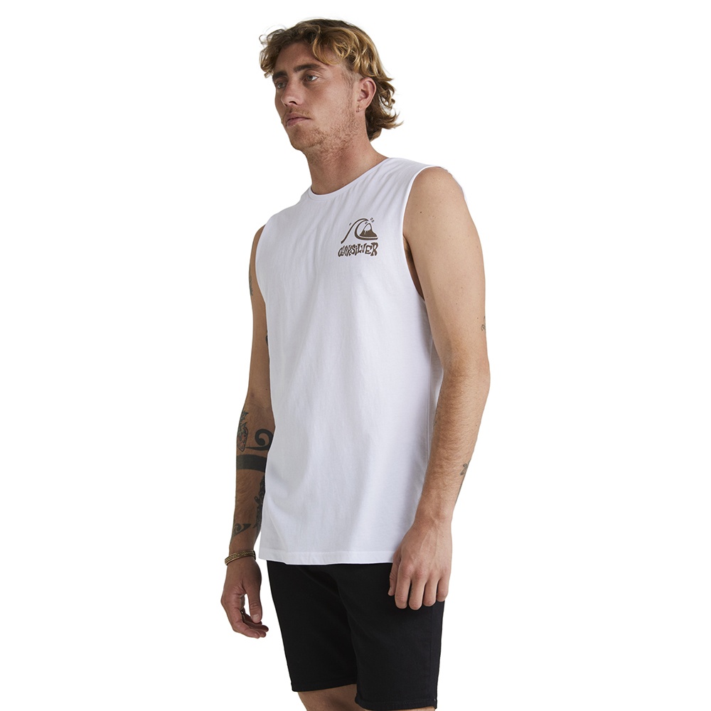 Mens Escape Route T-Shirt In White