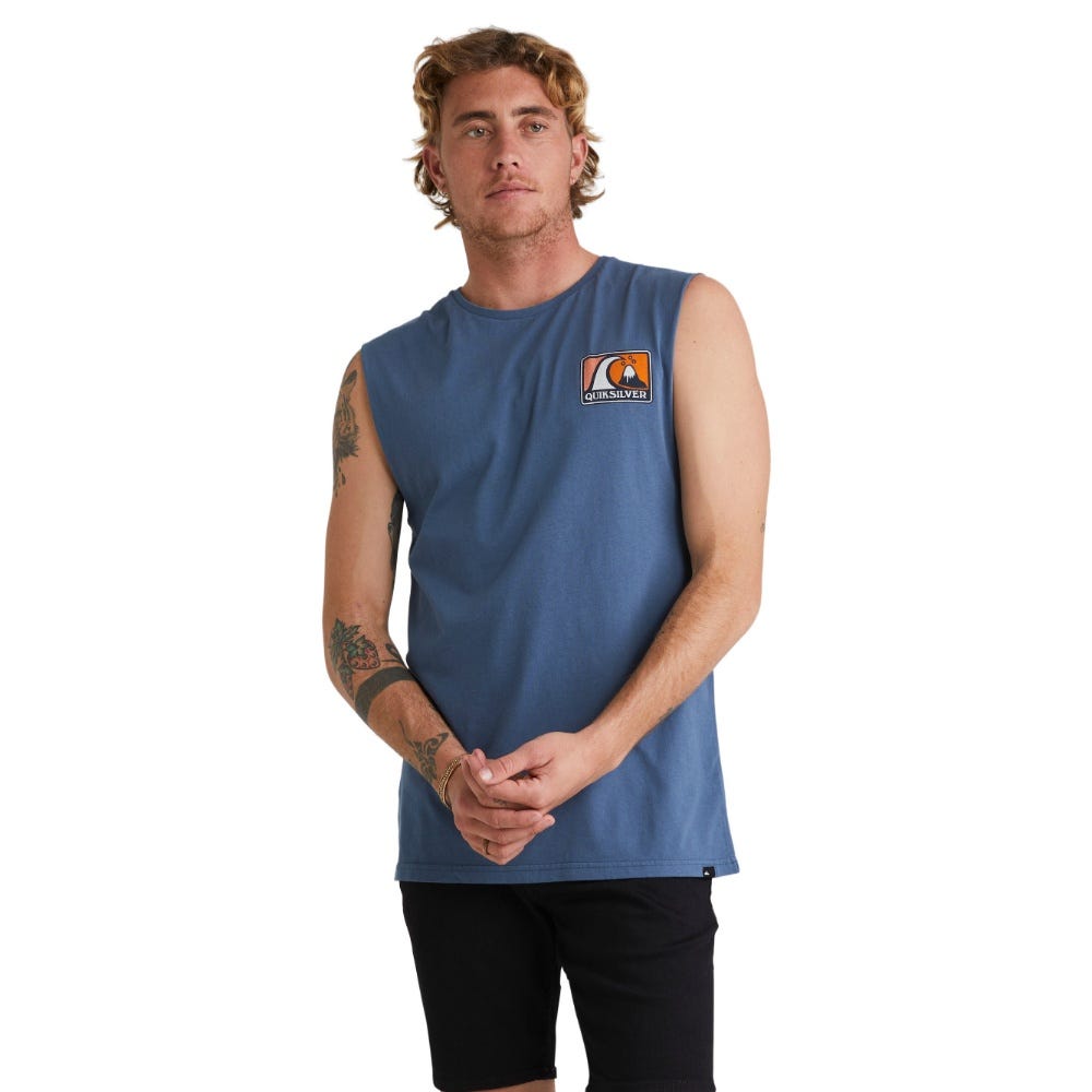 Mens Mellow Bubble Mod T-Shirt In Bering Sea