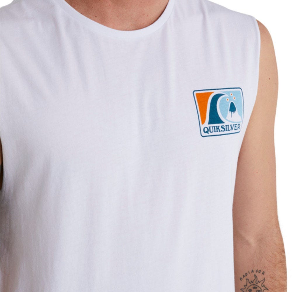 Mens Mellow Bubble Mod T-Shirt In White