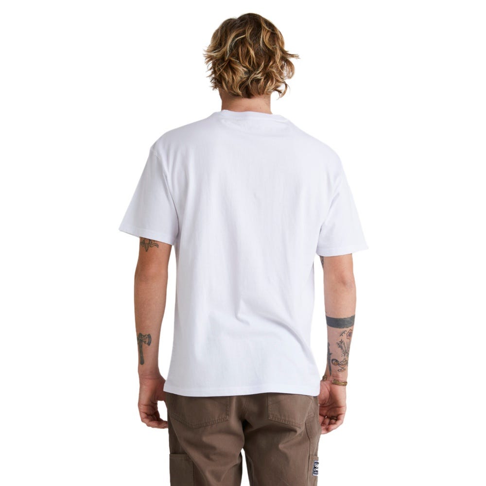 Mens Saturn Performer T-Shirt In White