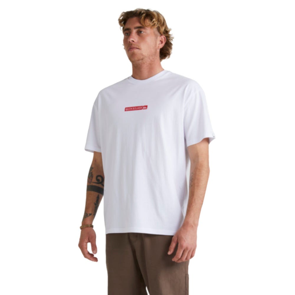 Mens Saturn Performer T-Shirt In White