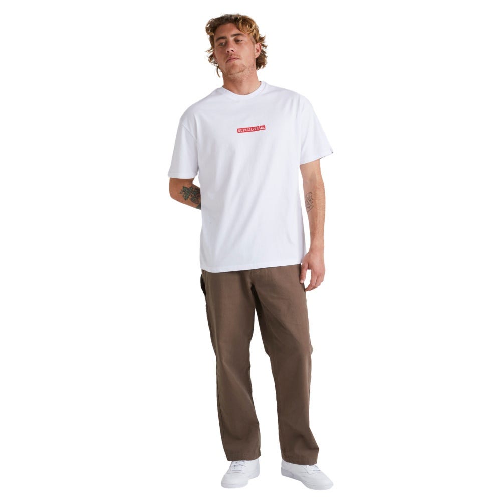 Mens Saturn Performer T-Shirt In White