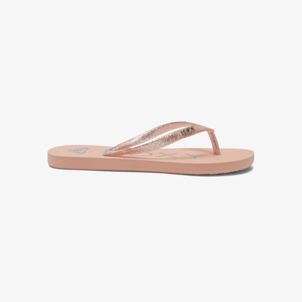 Girls Viva Sparkle Flip-Flops for s in Peach