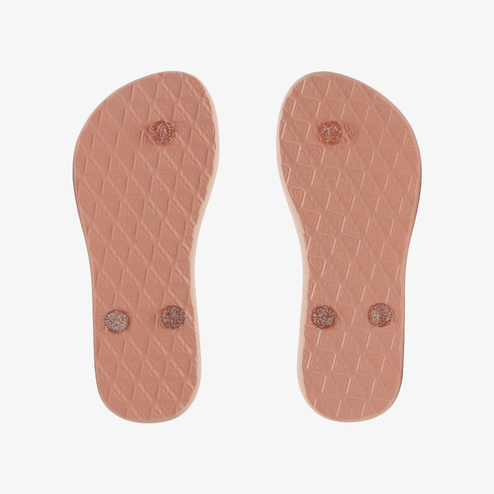 Girls Viva Sparkle Flip-Flops for s in Peach
