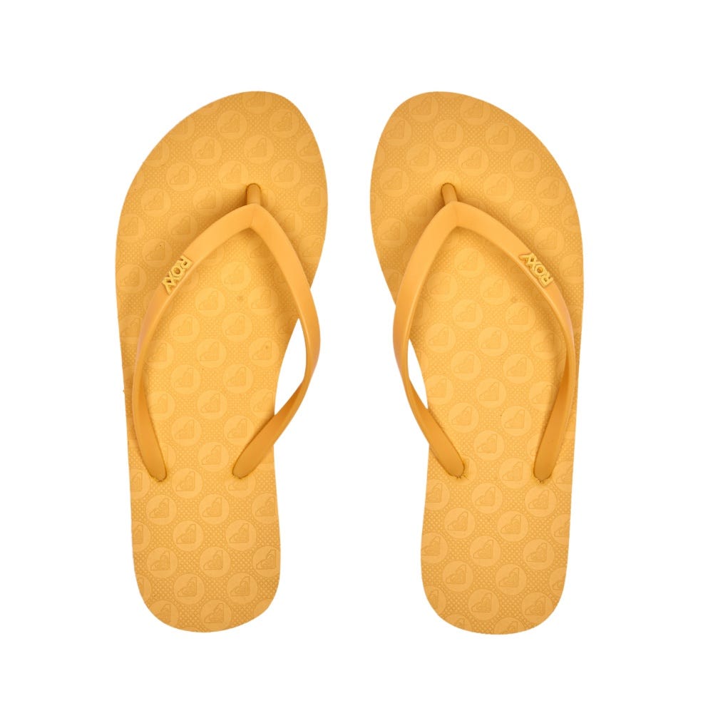 Roxy Viva Flip-Flops In Yellow