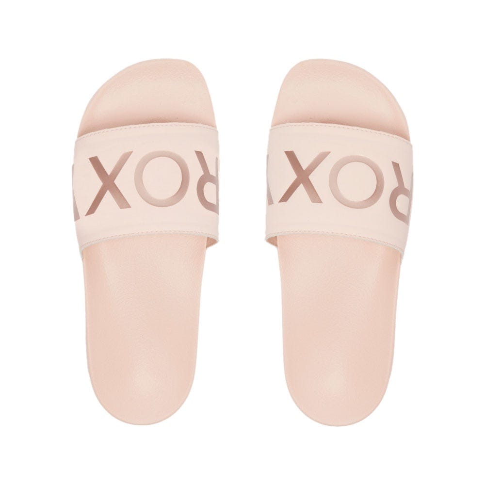 Womens Slippy Slider Sandals In Novelle Peach