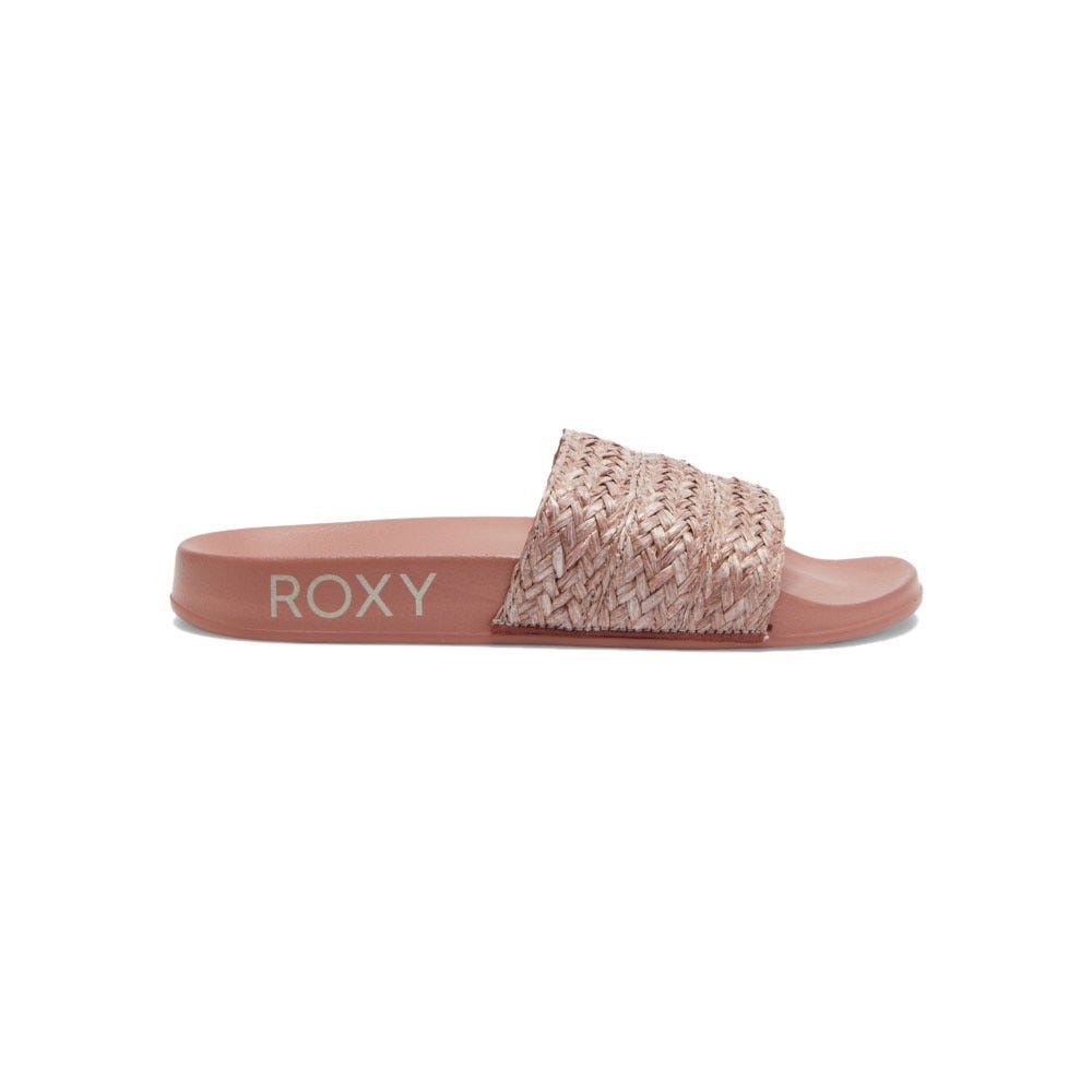 Womens Slippy Jute Sandals In Wood