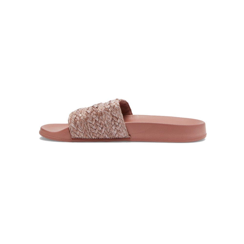 Womens Slippy Jute Sandals In Wood