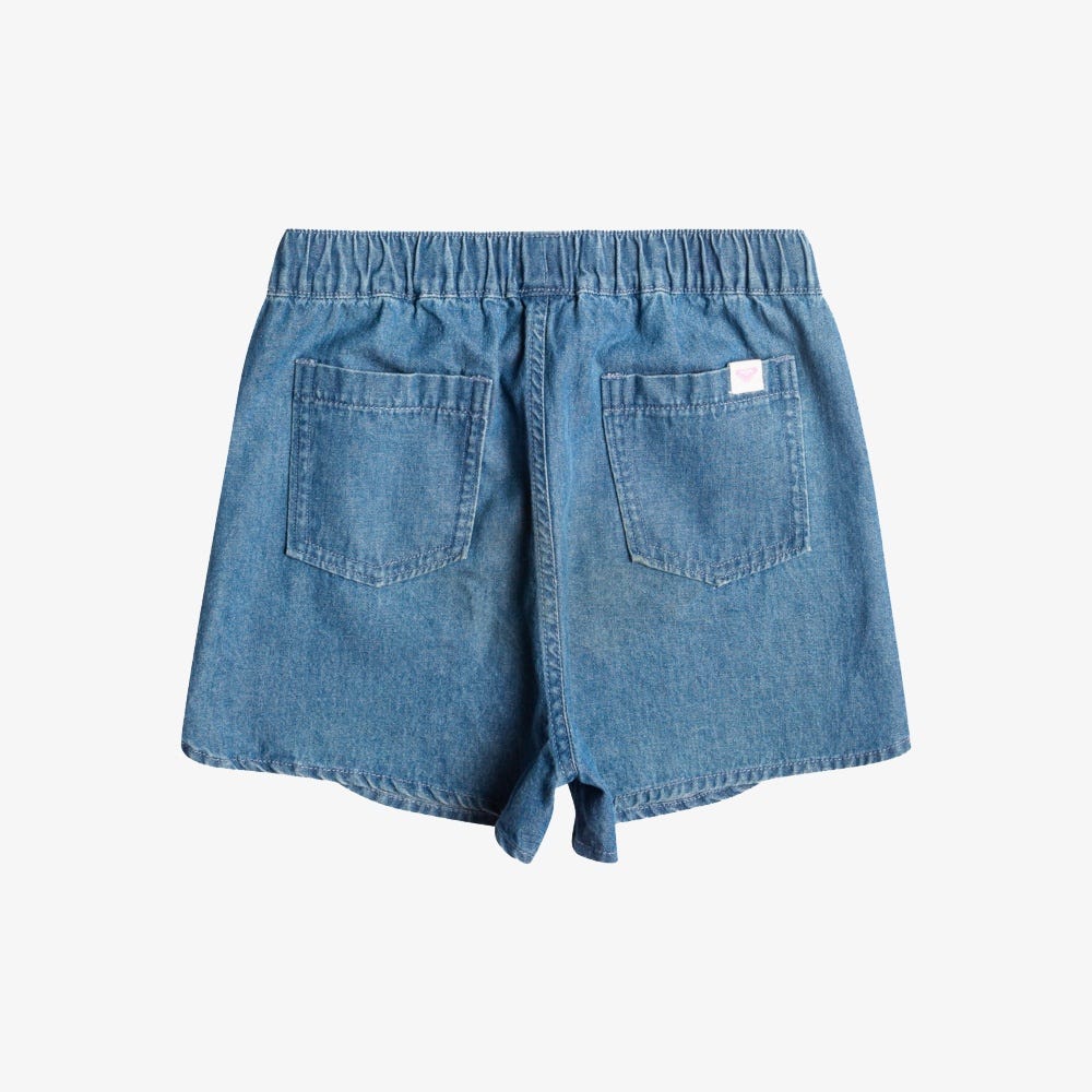 Girls 4-16 Genial Mot Beach Shorts in Blue
