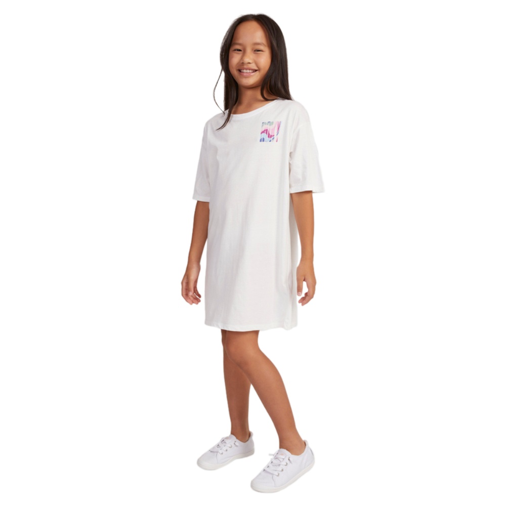 Girl's 4-16 Hip Hop Star A T-Shirt Dress In Snow White