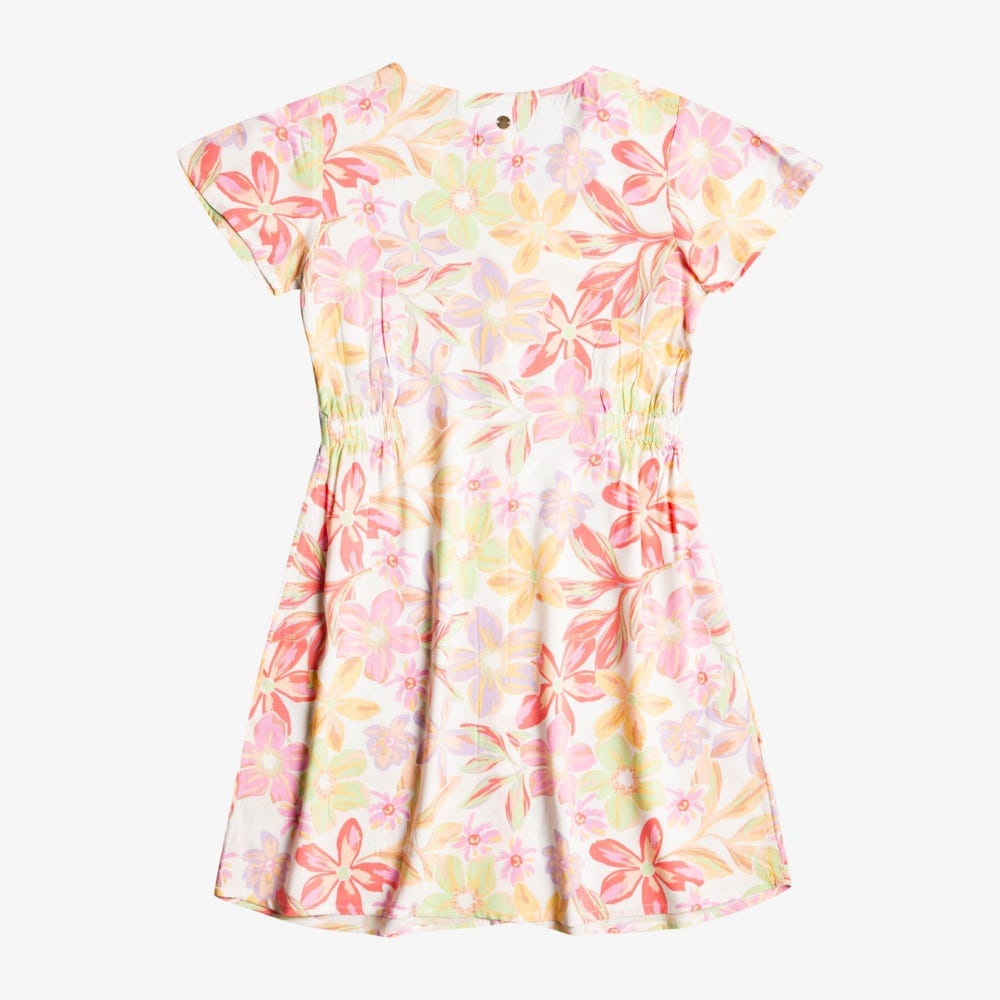 Girls 4-16 Another Song Buttoned Skater Dress in Multi