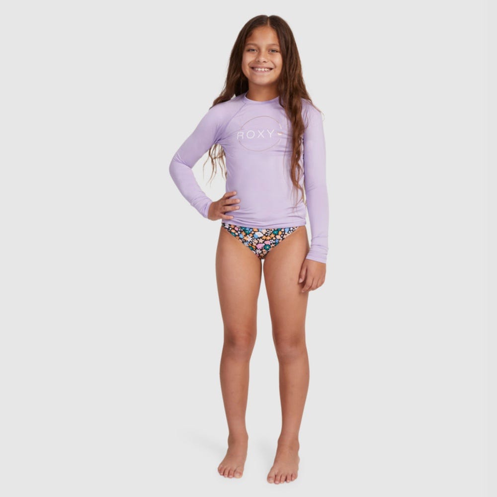 Girls 6-16 Beach Classics Long Sleeve UPF 50 Rash Vest