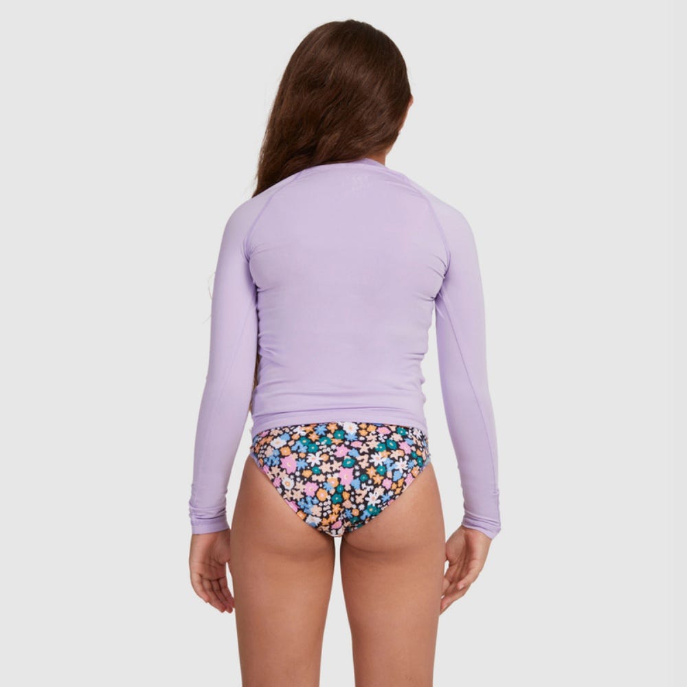 Girls 6-16 Beach Classics Long Sleeve UPF 50 Rash Vest