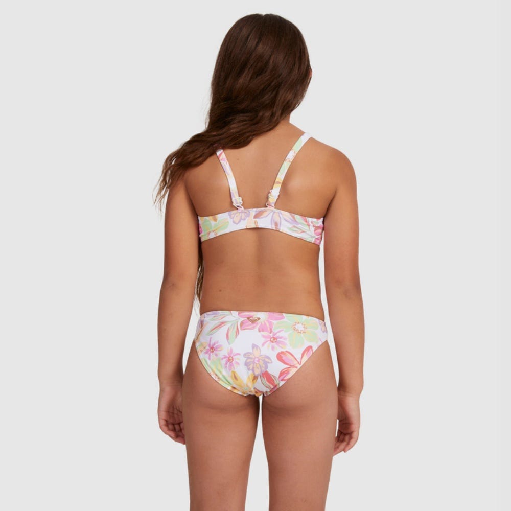Girls 7-16 Tropical Time Crop Two Piece Bikini Set