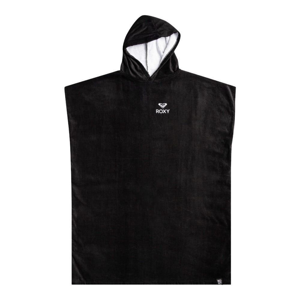 Womens Sunny Joy Hooded Poncho Towel In Anthracite