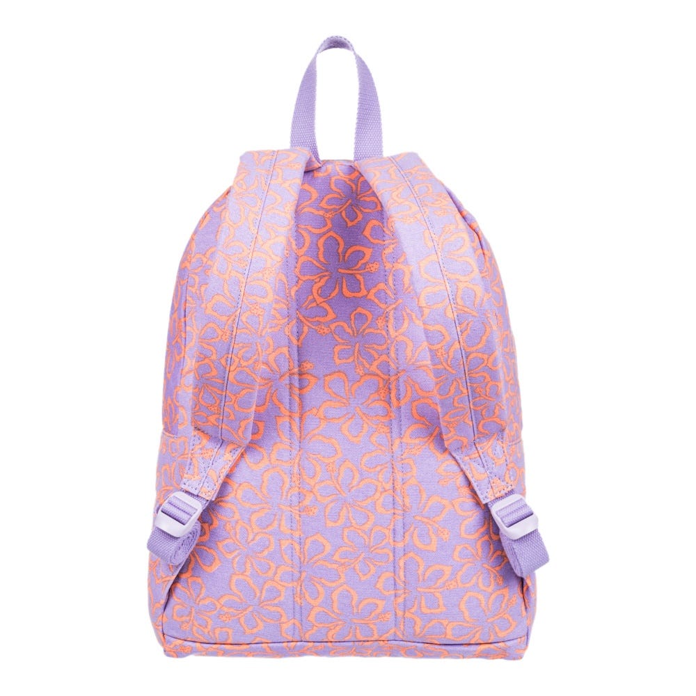 Womens Sugar Baby Canvas Medium Backpack In Mock Orange Hawaiianheat