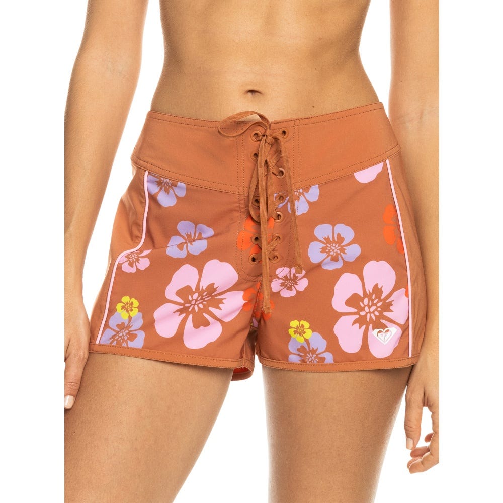 Womens Surf Kind Kate 2" Boardshorts In Sunburn Positivity Paradise