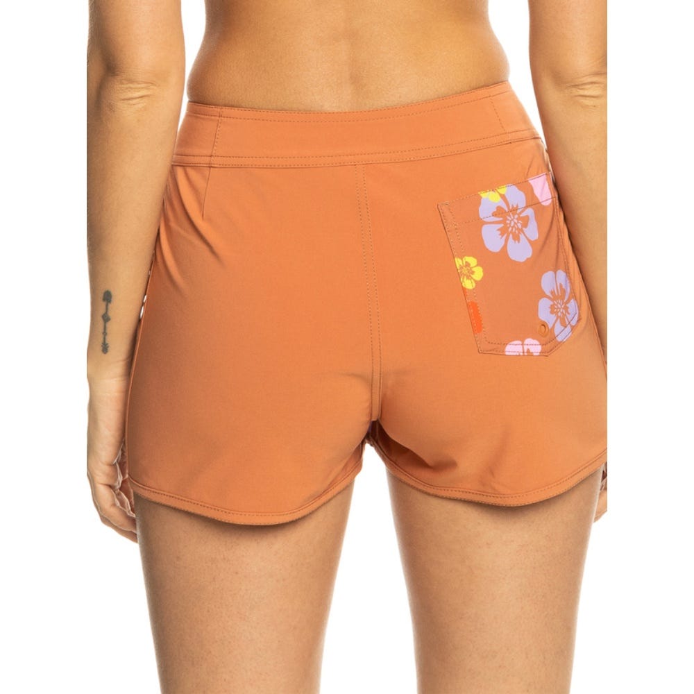 Womens Surf Kind Kate 2" Boardshorts In Sunburn Positivity Paradise
