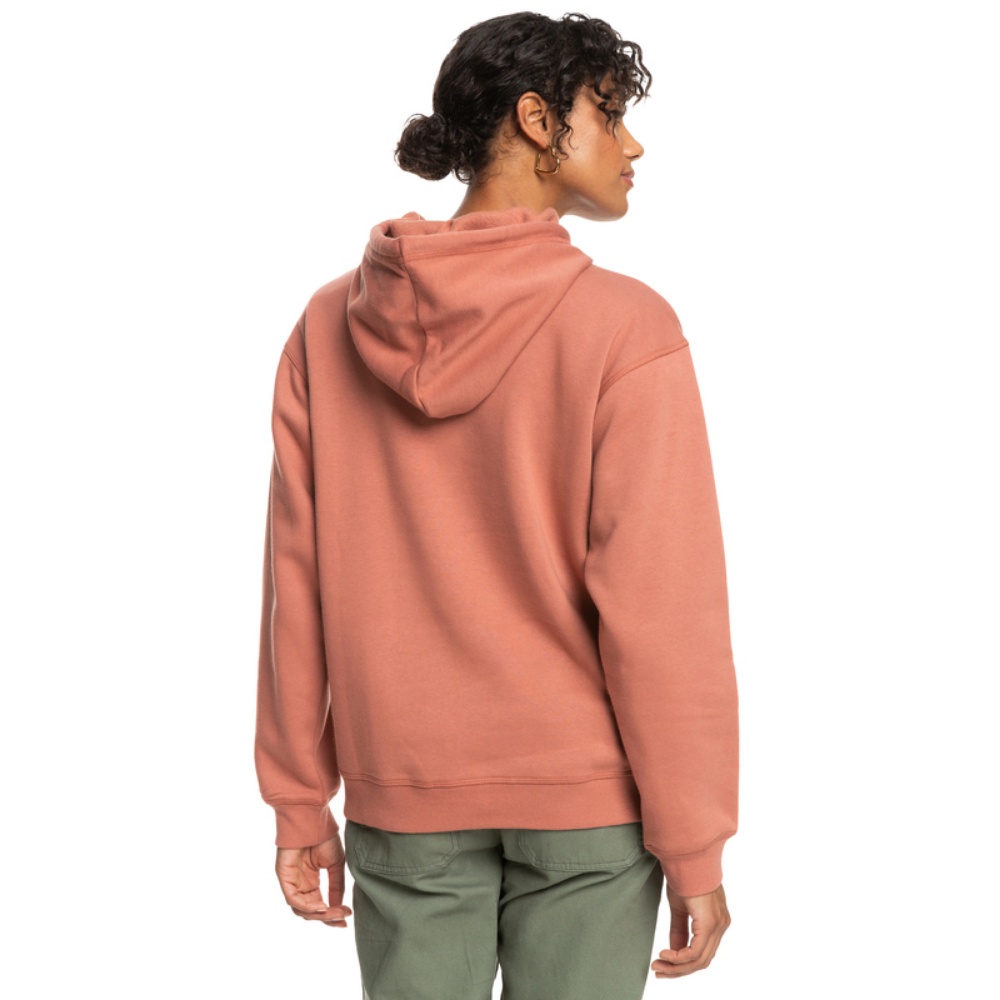 Womens Surf Stoked Brushed Hoodie In Cedar Wood